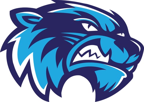 bearcat mascot logo pack vector