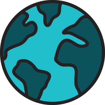 space themed cartoon set vector