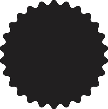 buffalo wings badge set vector