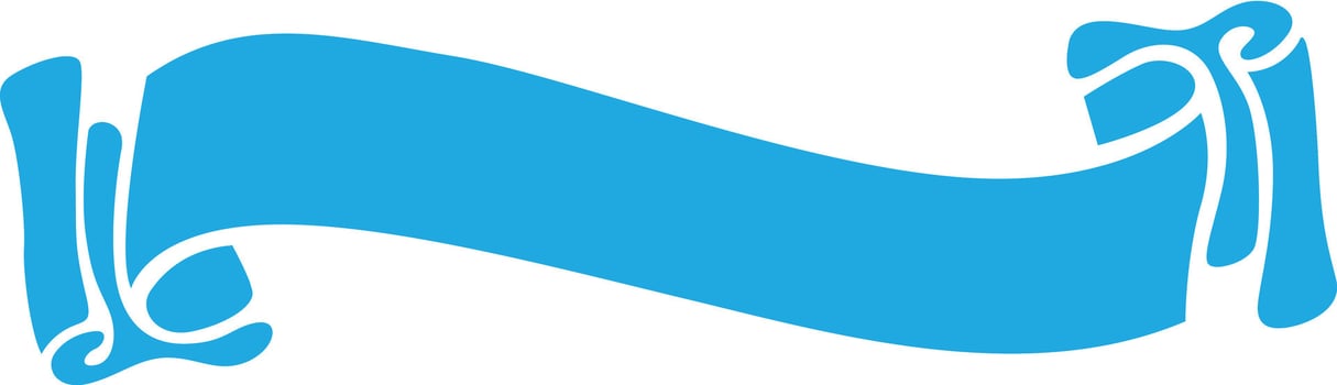sash ribbon design clipart vector