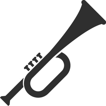 marching band icons collection vector