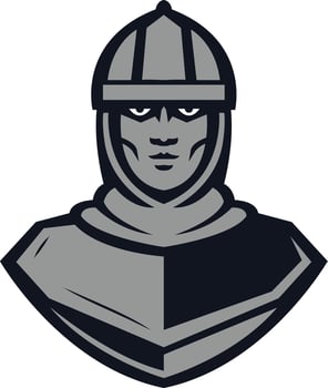 armor mascot knight style vector
