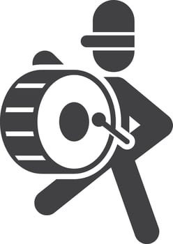 band performance symbol set vector