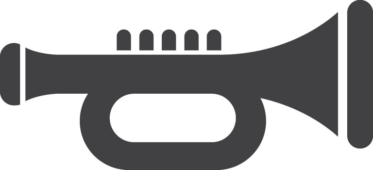 icon collection for marching band vector
