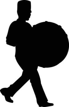 band silhouette set for design vector