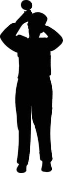 silhouette collection marching band vector