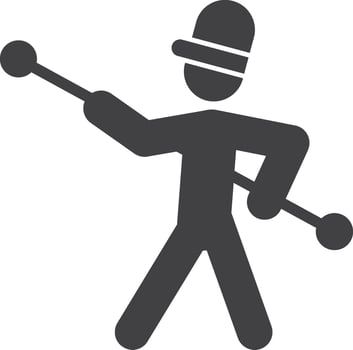 marching band graphic set vector