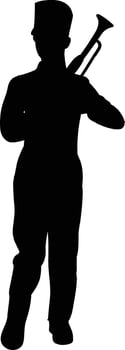 band silhouette performance set vector