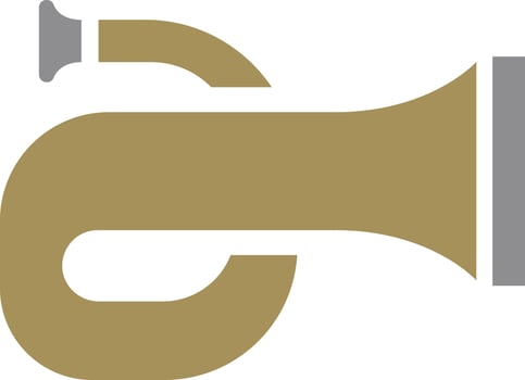marching music gear icons vector