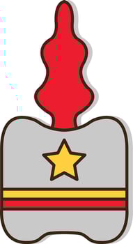 marching band icons set vector