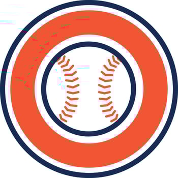 baseball icon badge pack vector