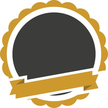 milestone badge design vector