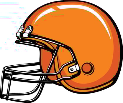 american football helmet pack vector