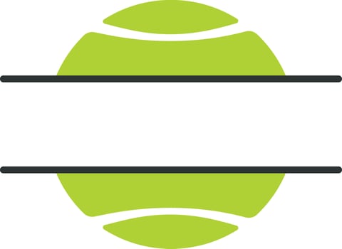 tennis ball and rackets vector