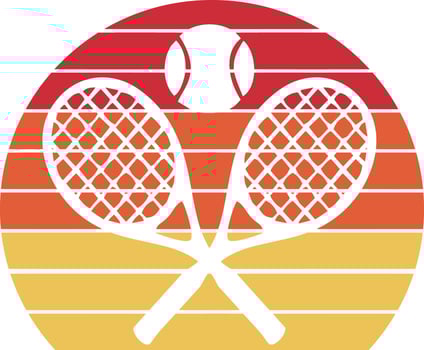 i d rather be playing tennis vector