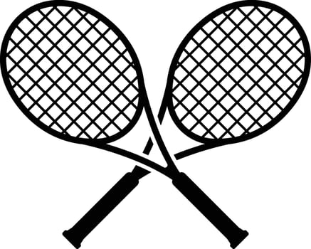 tennis racket icon vector