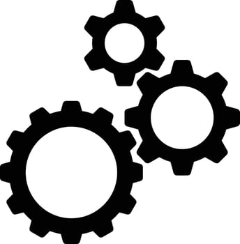 industrial gear symbol pack vector