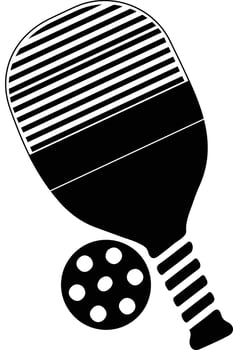 pickleball equipment bundle vector
