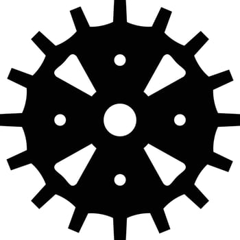 industrial cog wheels icon set vector
