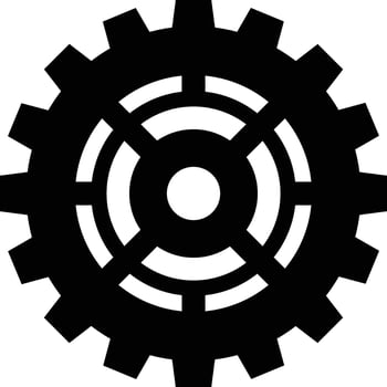 cogs and industrial gears set vector
