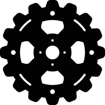 cogs and wheels design icons vector