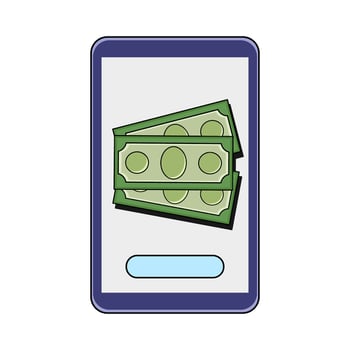 digital payment illustration vector
