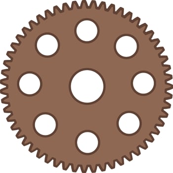 gears for steampunk design vector