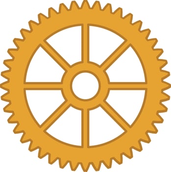 steampunk cogwheel collection vector
