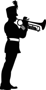 ai full body band silhouette icon vector