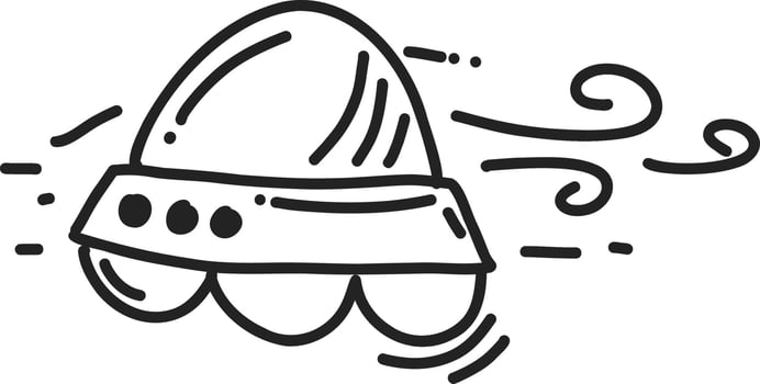 celestial doodles including constellations and astronauts vector