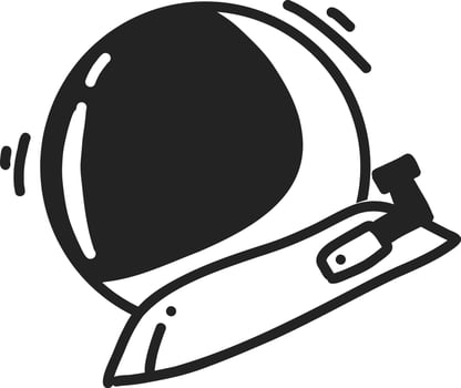 space icons drawn in a cartoon style for kids vector