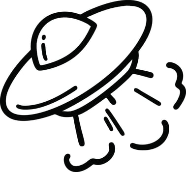 space icons hand drawn vector