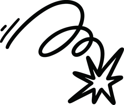 space science doodle icons vector
