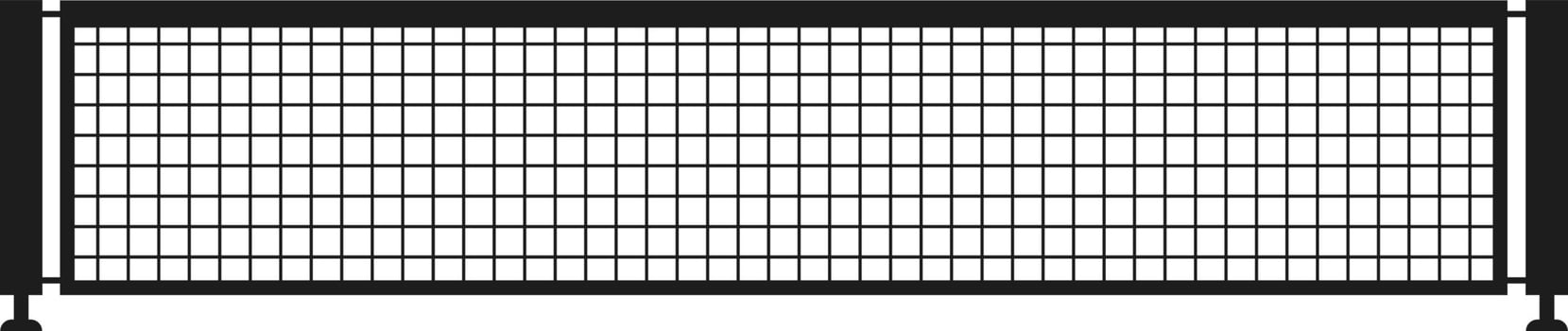 dual pickleball net icon vector