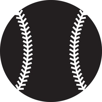 baseball bat silhouette clipart vector