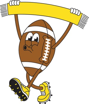 happy sports mascot icons vector