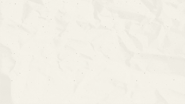 Crumpled ecru craft paper textured sheet. Abstract cream texture old paper background. Beige old cardboard backdrop. illustration of grunge vintage note sheet . Old eggshell halftone pattern vector