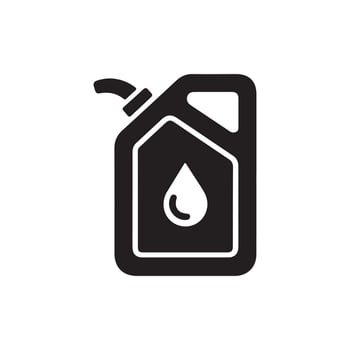 Engine Oil Can Icon Isolated on White Background vector