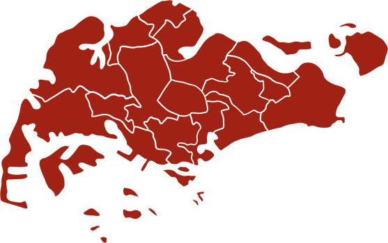 Doodle freehand drawing of Singapore city map. png