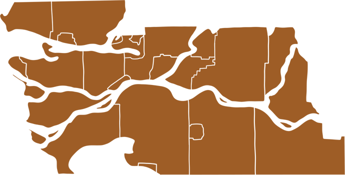 Doodle freehand drawing of Vancouver city map. png