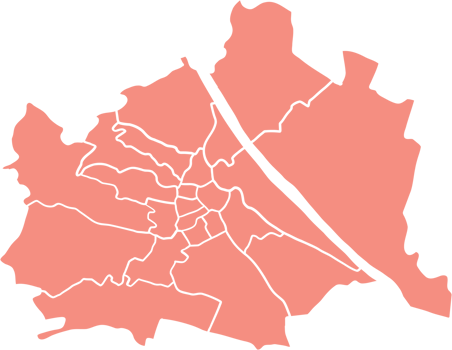 Doodle freehand drawing of Vienna city map. png