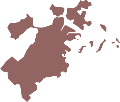 freehand drawing of Boston city map. png