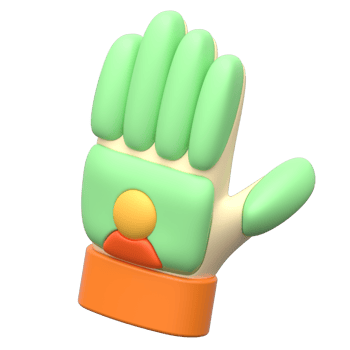 3D Cricket Batsman Glove Icon png