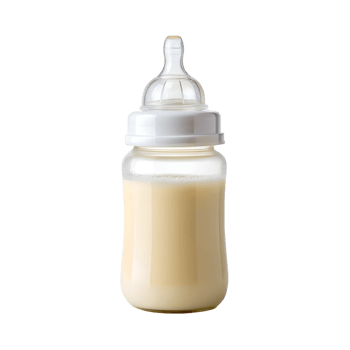 baby bottle with milk png
