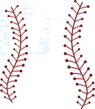 stitched lace design vector