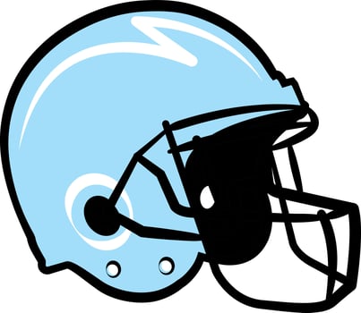 sketched american football icon vector