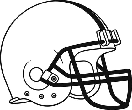 american helmet icon set vector
