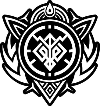 A filled style icon of guardian symbol vector