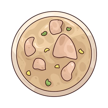 Chicken Soup illustration vector