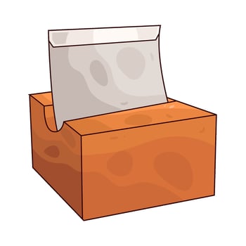 facial tissue illustrations vector